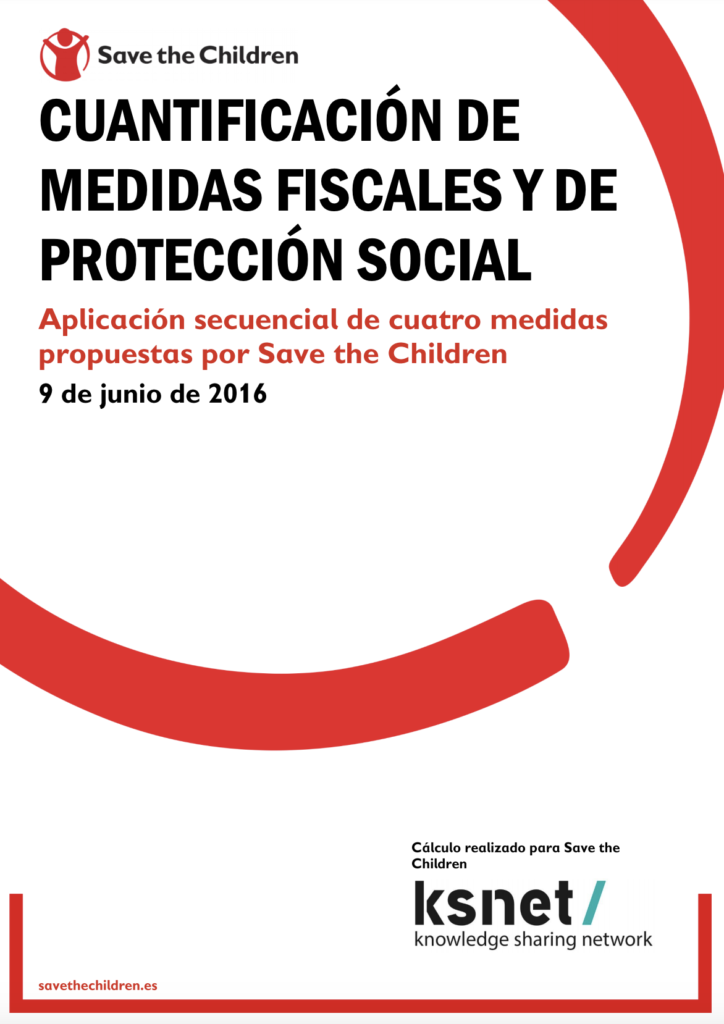 Computation of the potential impacts of some fiscal and social measures