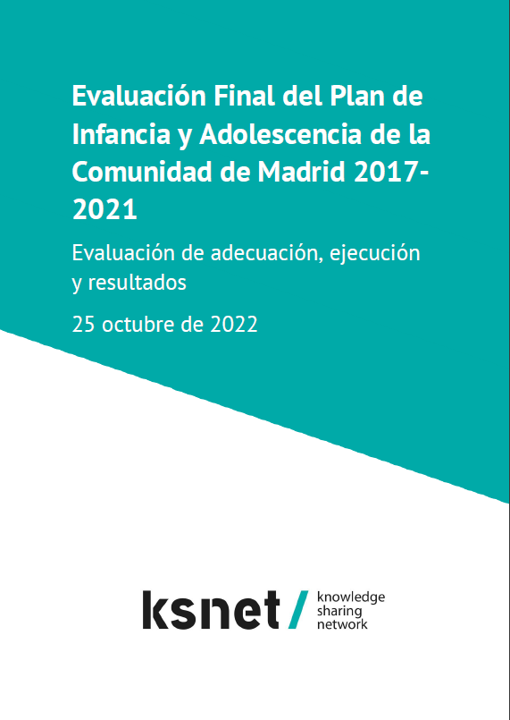 Evaluation of the implementation of the plan for children and adolescents of the Community of Madrid and the family support strategy of the Community of Madrid.